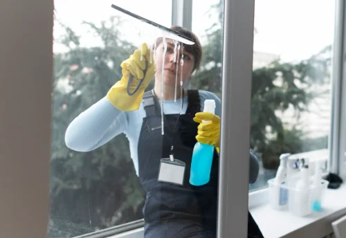 Nettoyage de vitres intérieures et extérieures à Abondance